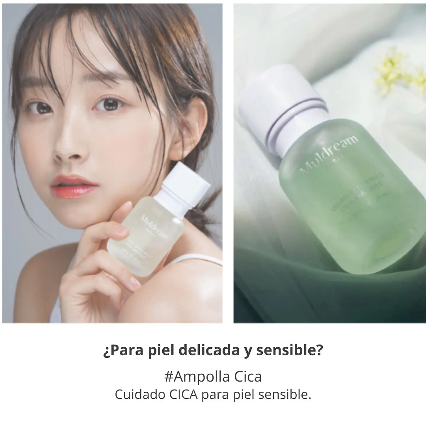 Serum Vegan green mild CICA Ampoule 55ml 6
