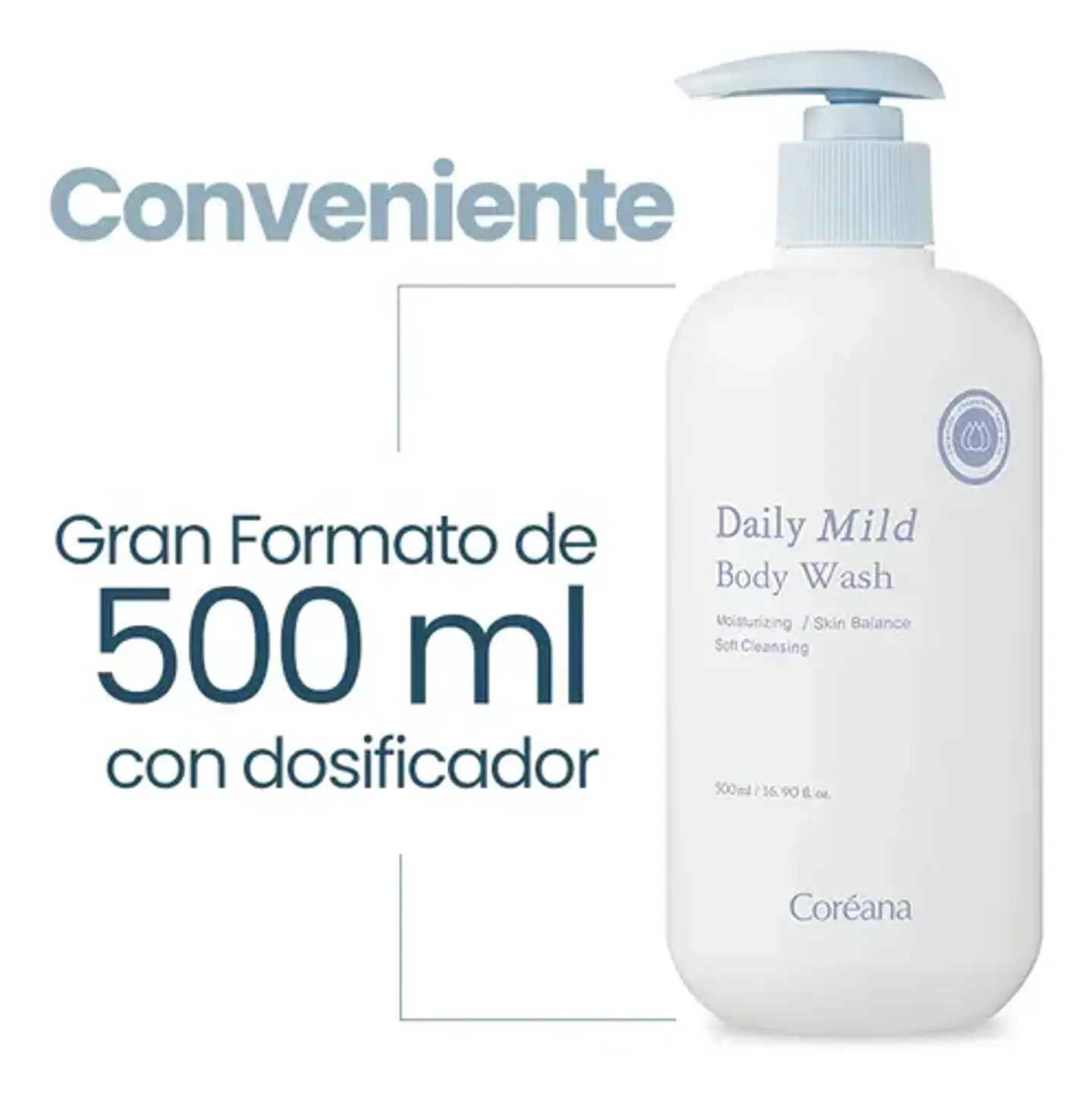 Gel Limpiador Corporal Coréana 500ml 3