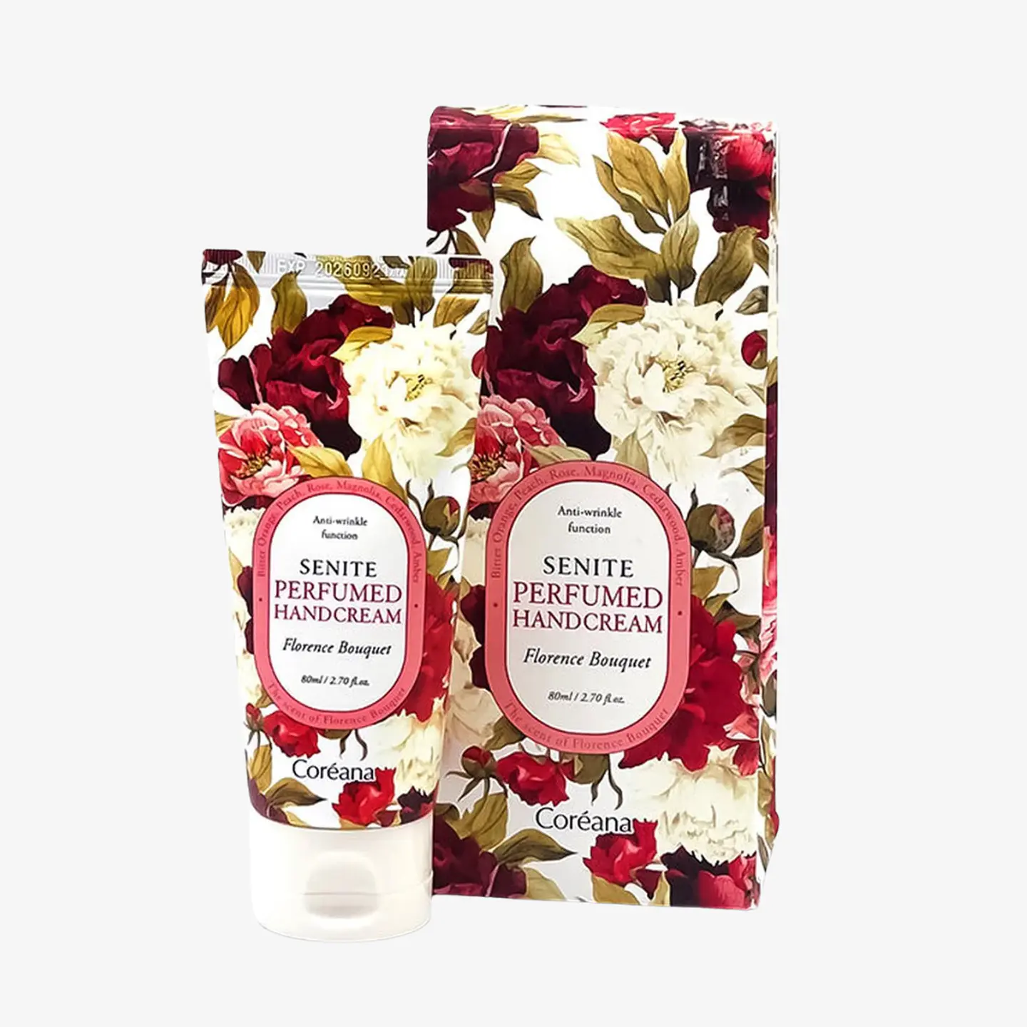 Crema de Manos Antiarrugas Perfumada Florence Bouquet 80ml 1