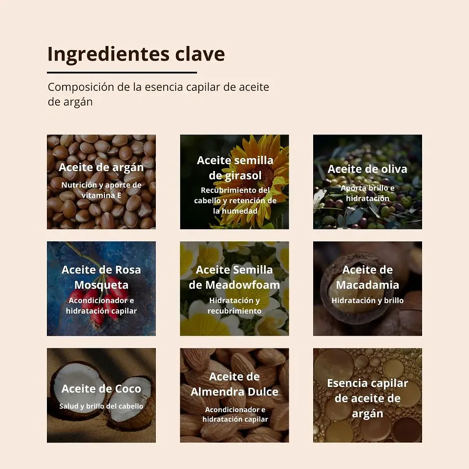 Tratamiento Capilar Hair Essence Oil Venus 100ml 6