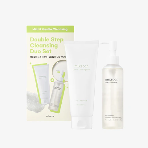 Set Double Cleansing Jabón + Aceite Mixsoon
