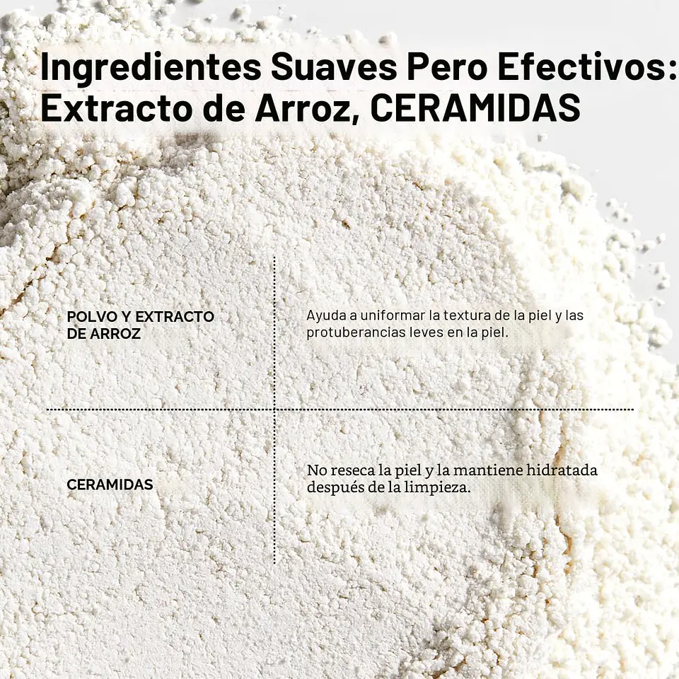 Limpiador Exfoliante Rice Enzyme Brightening Cleansing Powder 40g 6