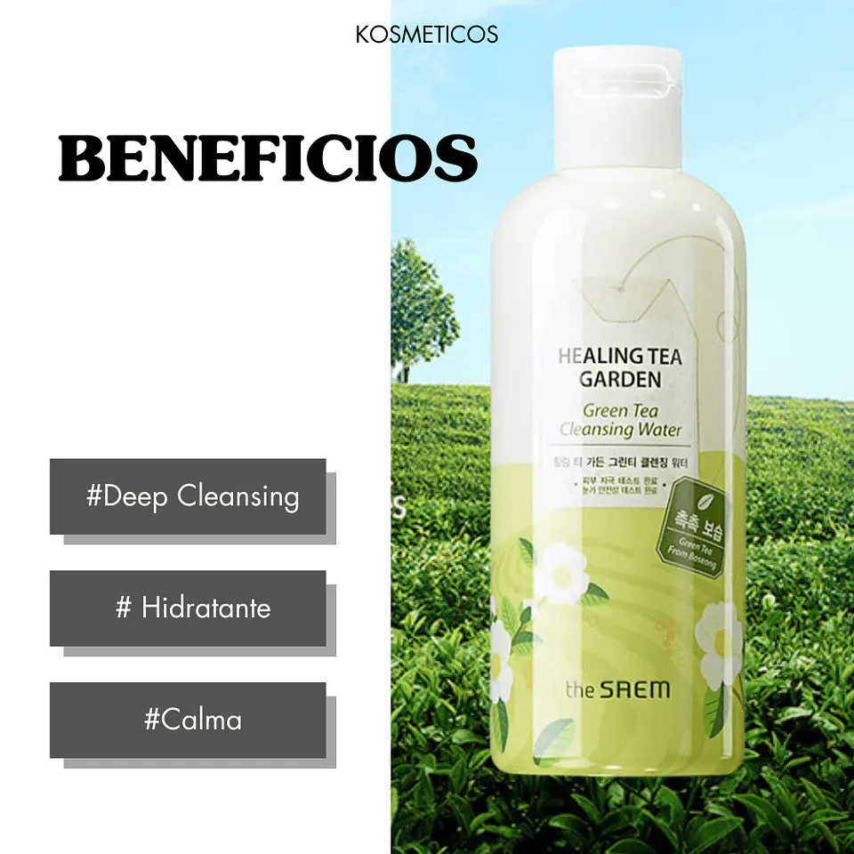 Limpiador Healing Tea Garden Water Green Tea 300ml 4