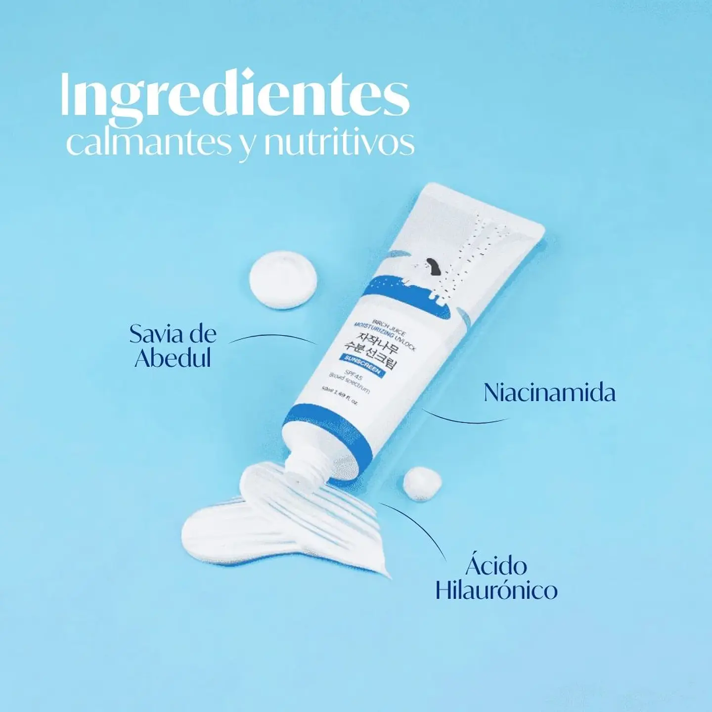 Protector Solar Jugo de Abedul Hidratante Spf 45 50ml 3
