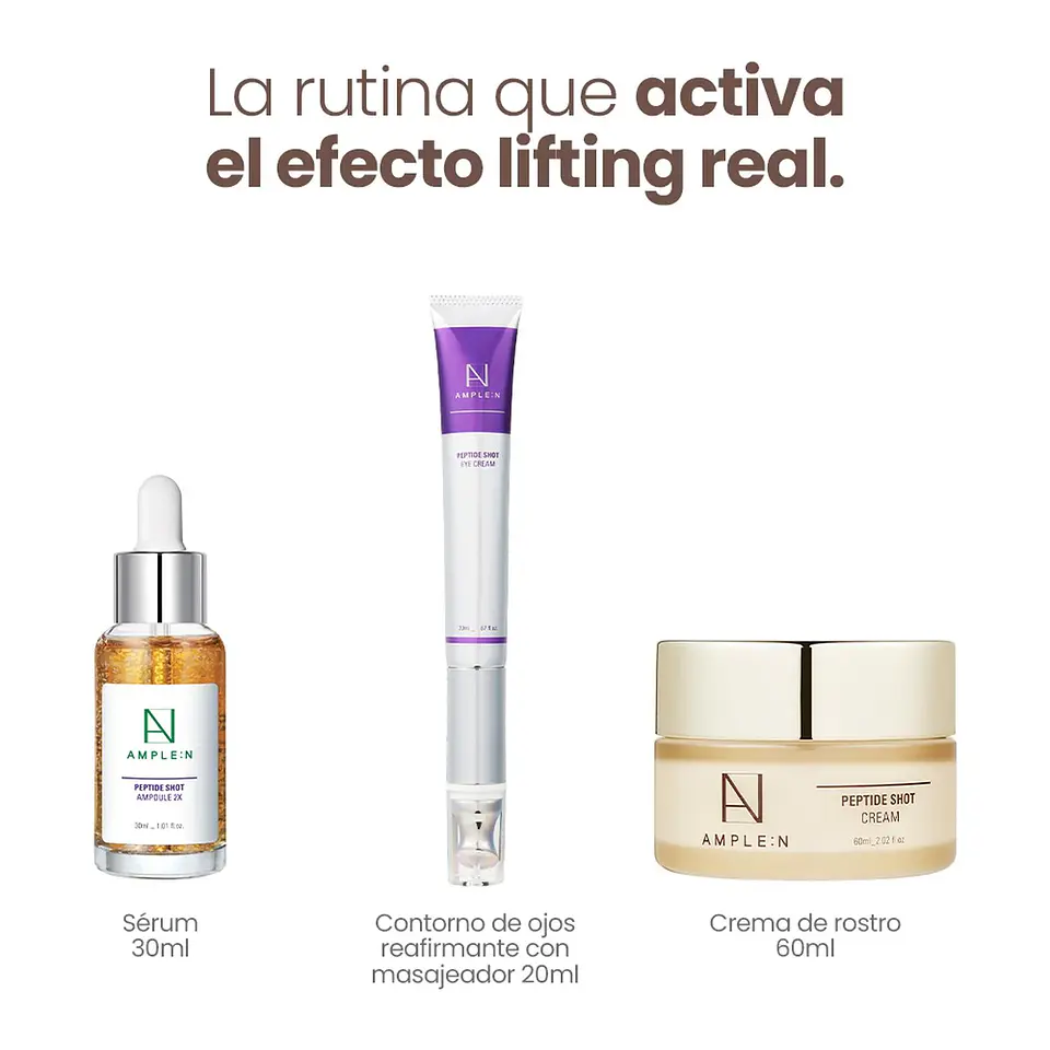 Crema Facial AMPLEN Reafirmante con Péptidos 60ml 8