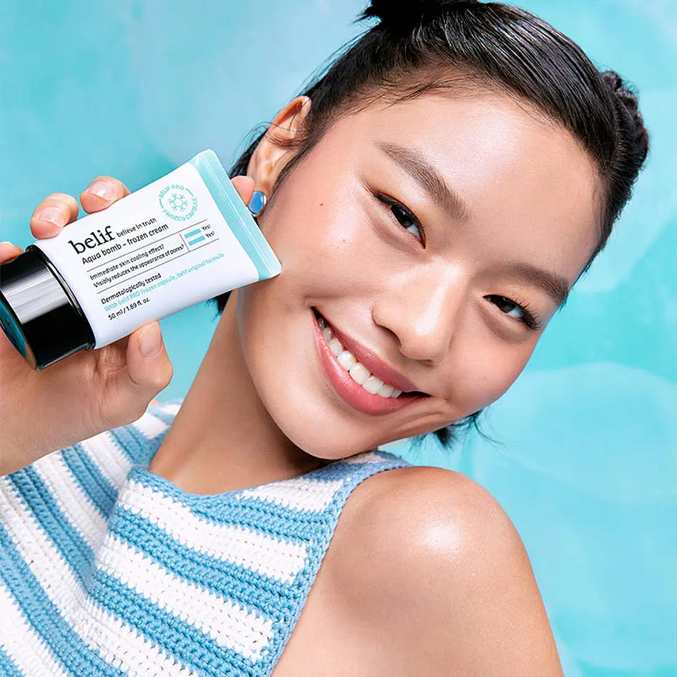 Crema Gel Hidratante Refrescante Belif Aqua Bomb Frozen 50ml 7