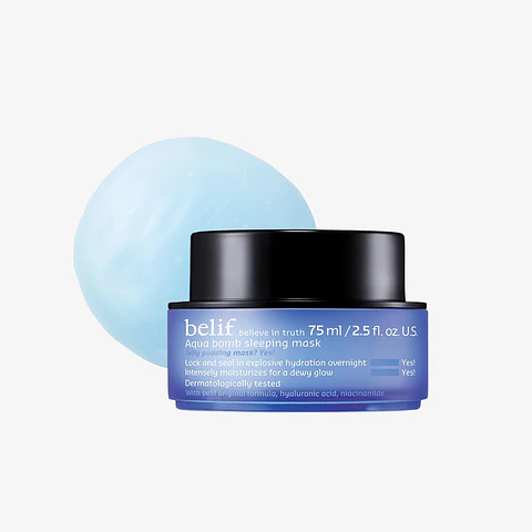 Mascarilla Facial Hidratante Nocturna Aqua Bomb 75 ML