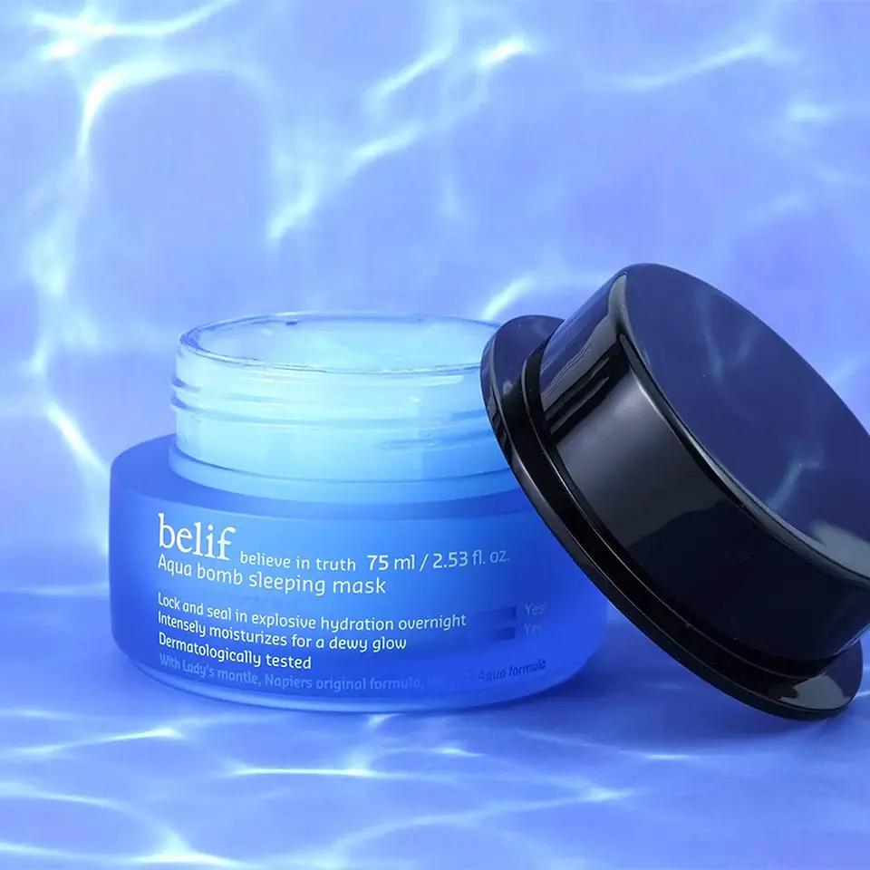 Mascarilla Facial Hidratante Nocturna Aqua Bomb 75 ML 4