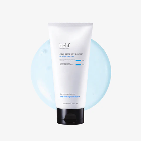 Gel Limpiador Facial Belif Aqua Bomb Jelly Hidratante 160ml