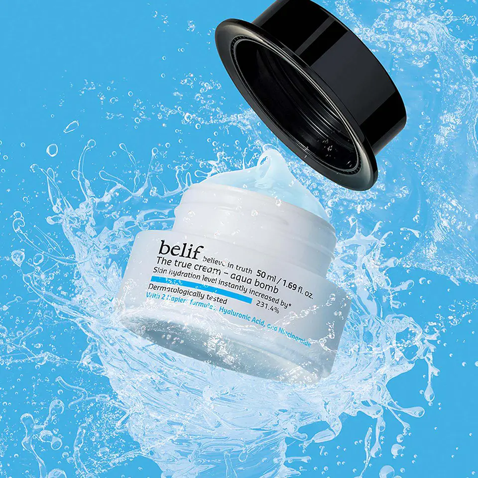 Crema Facial Hidratante en Gel Ligera Belif Aqua Bomb 50ml 3