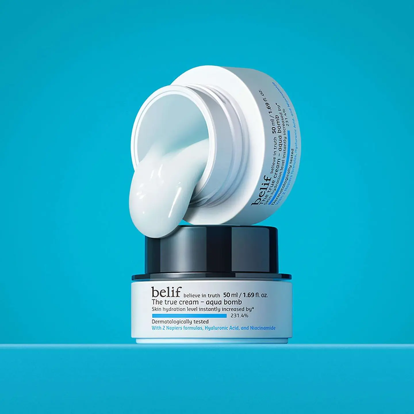 Crema Facial Hidratante en Gel Ligera Belif Aqua Bomb 50ml 8