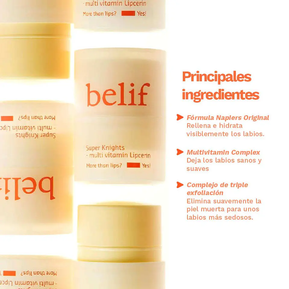Bálsamo Labial Multivitamínico Reparador Belif Super Knights Lipcerin 2