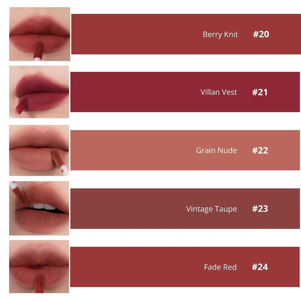 Tinta Labial Zero Velvet Tint 5.5g 6