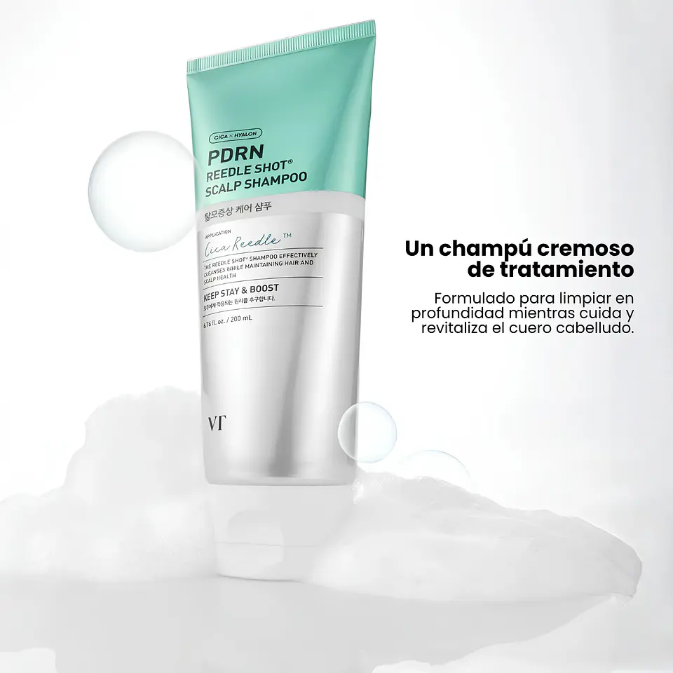 Shampoo PDRN Reedle Shot Anticaída para Cuero Cabelludo 200ml 2