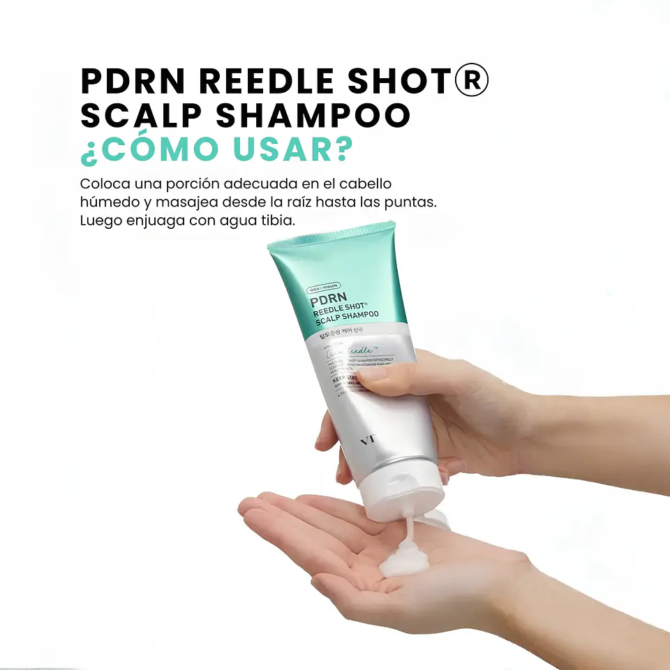 Shampoo PDRN Reedle Shot Anticaída para Cuero Cabelludo 200ml 4