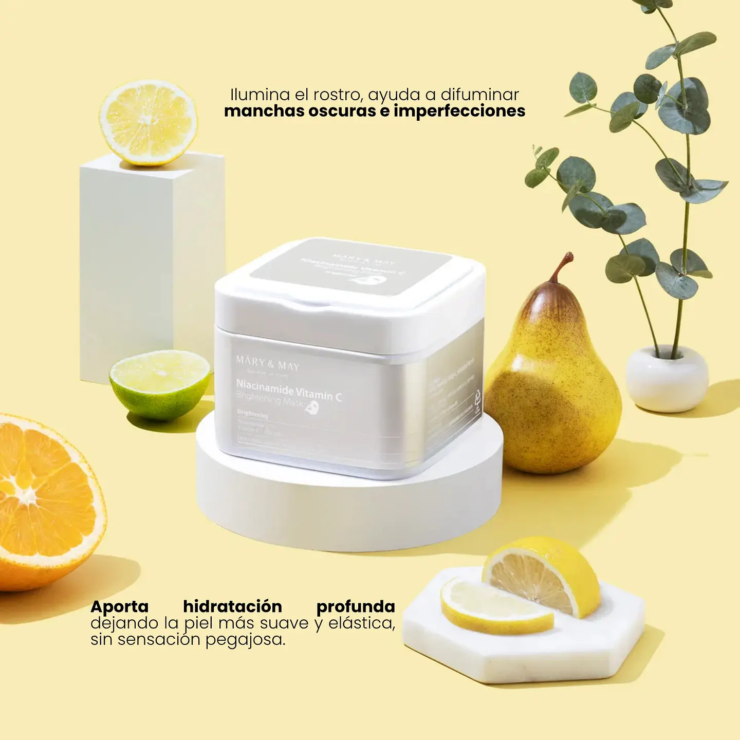 Mascarillas Niacinamide + Vitamin C Brightening Mask 30u 3