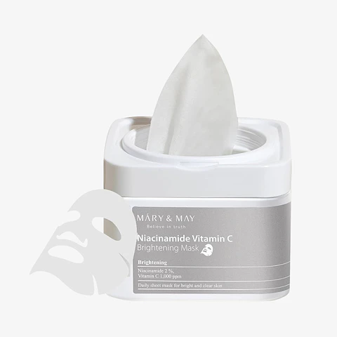 Mascarillas Niacinamide + Vitamin C Brightening Mask 30u