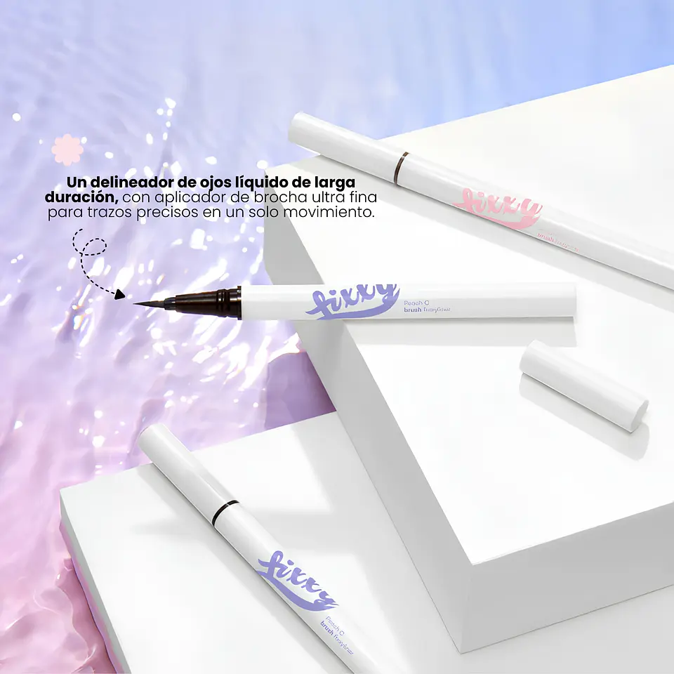 Delineador Plumón Brush Fixxyliner  2