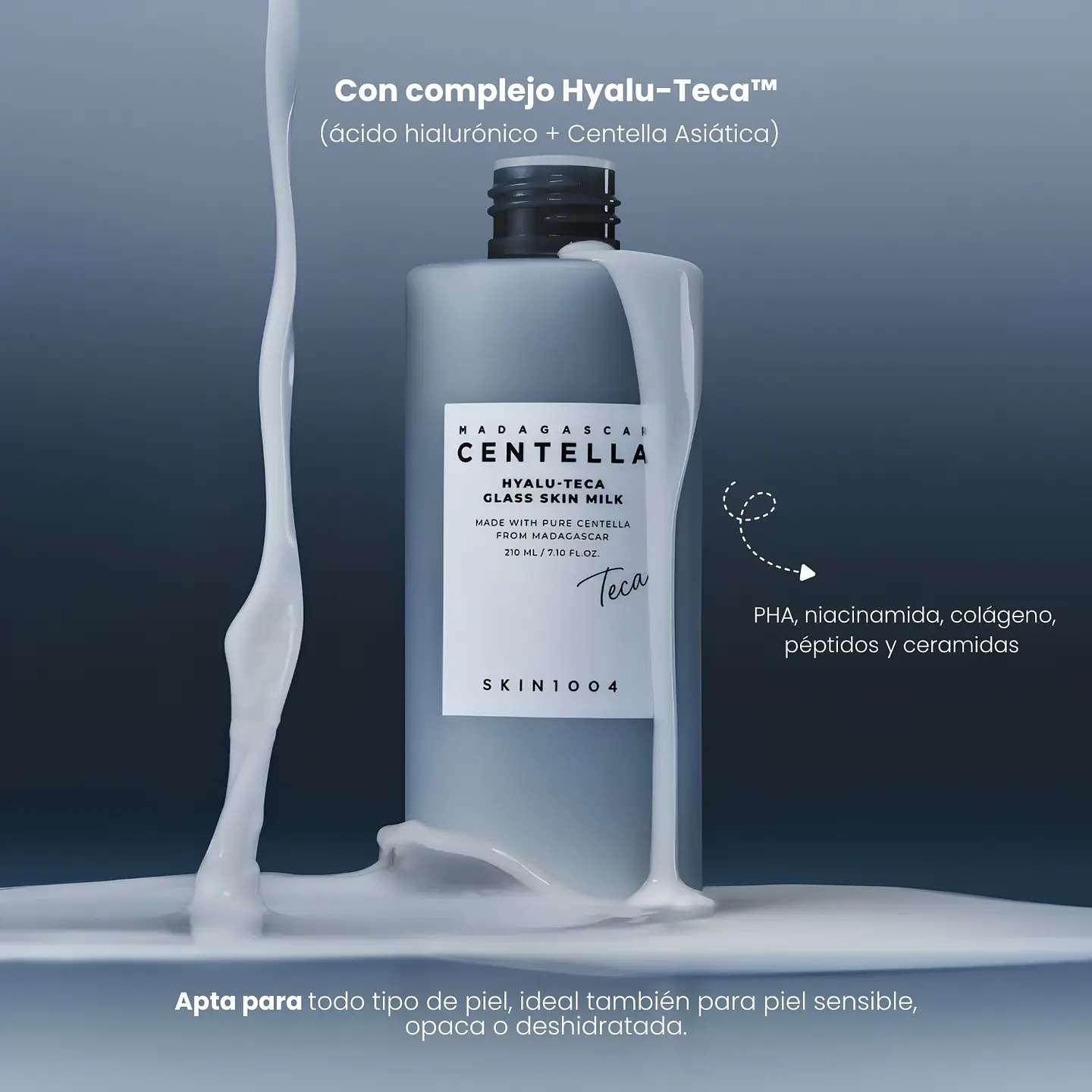 Madagascar Centella Hyalu-Teca Glass Skin Milk 210ml 4