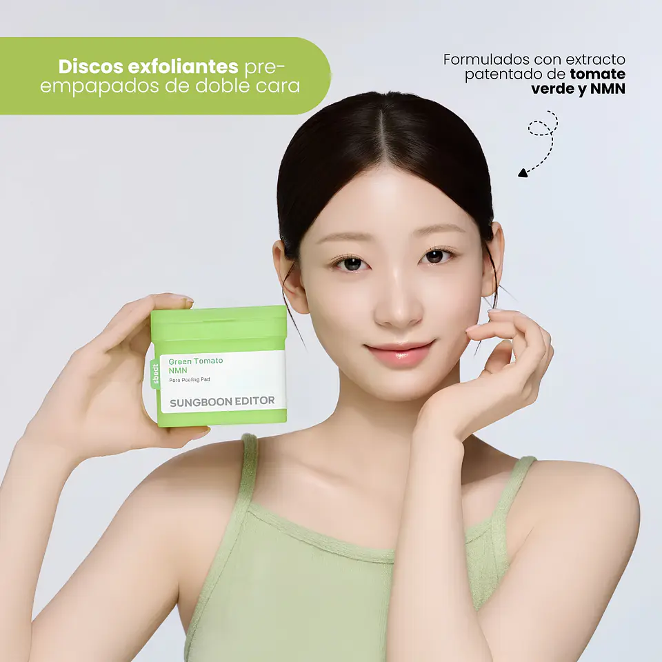 Green Tomato NMN Pore Peeling Pad 60u 2