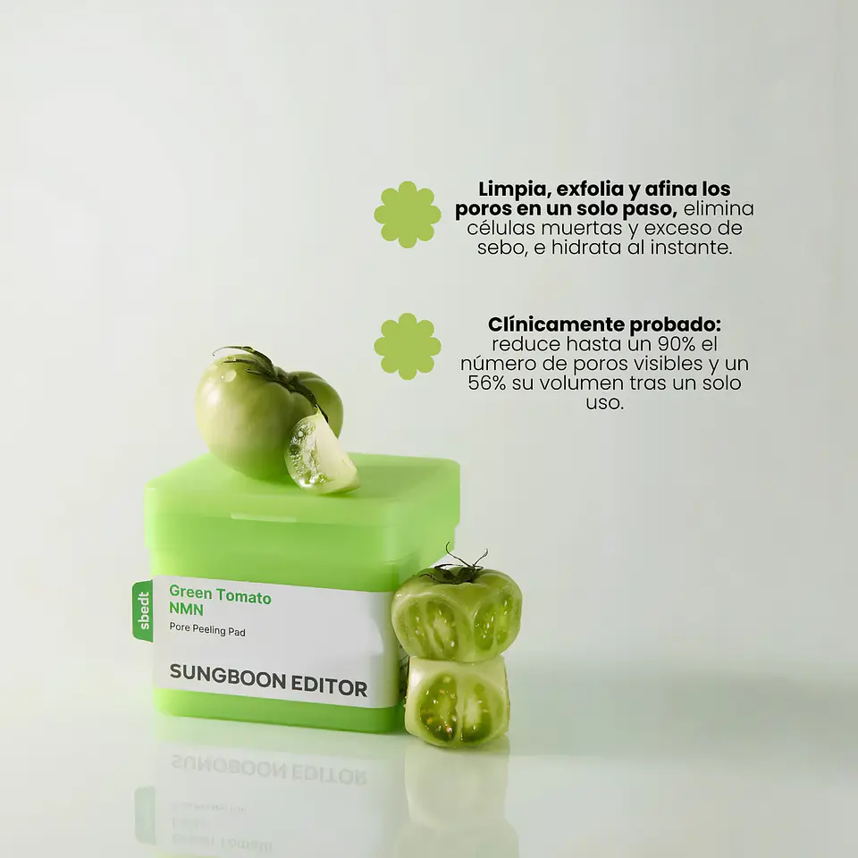 Green Tomato NMN Pore Peeling Pad 60u 3