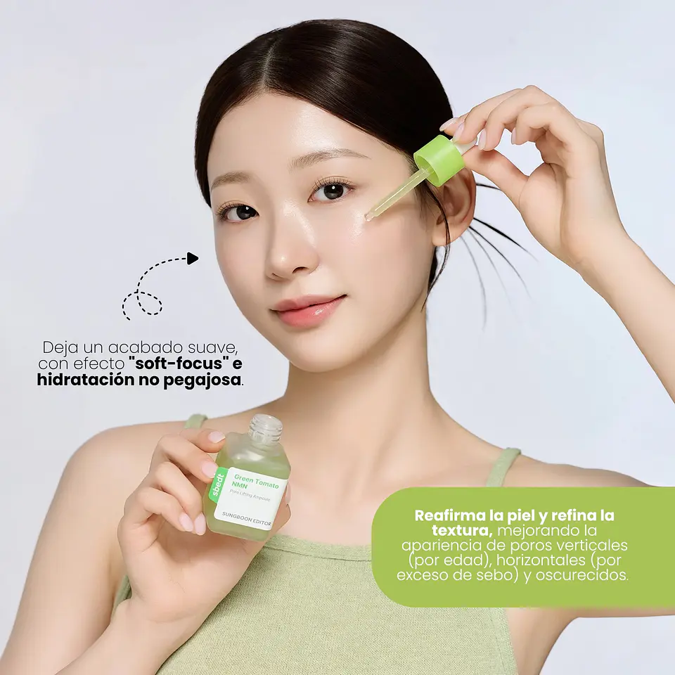 Serum Green Tomato NMN Pore Lifting Ampoule 40ml 3