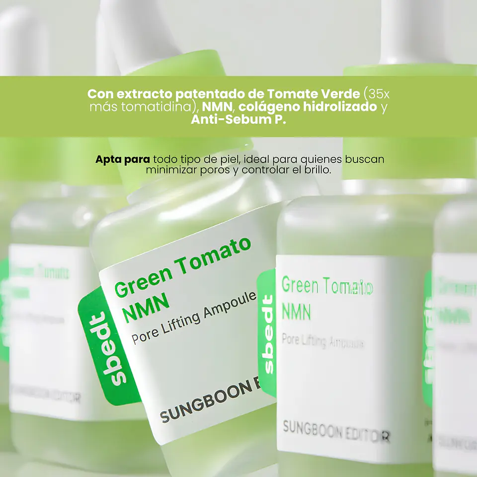 Serum Green Tomato NMN Pore Lifting Ampoule 40ml 4