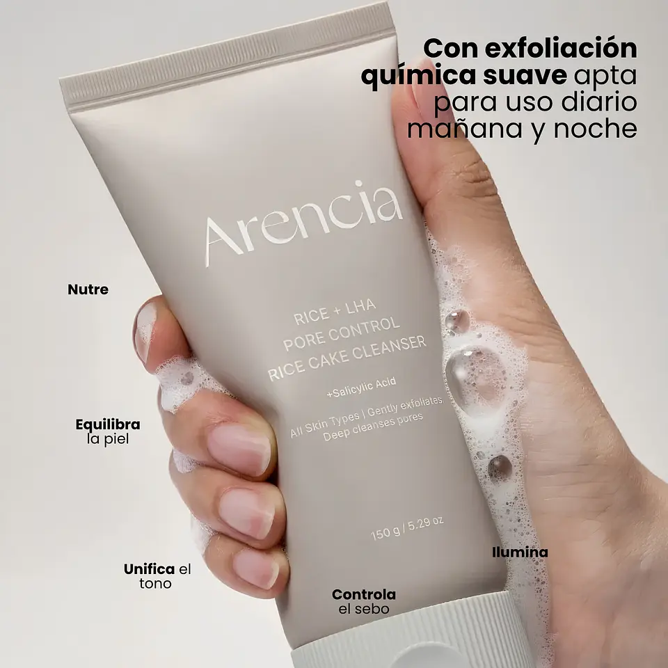 Rice + LHA Pore Control Rice Cake Cleanser 150g 4