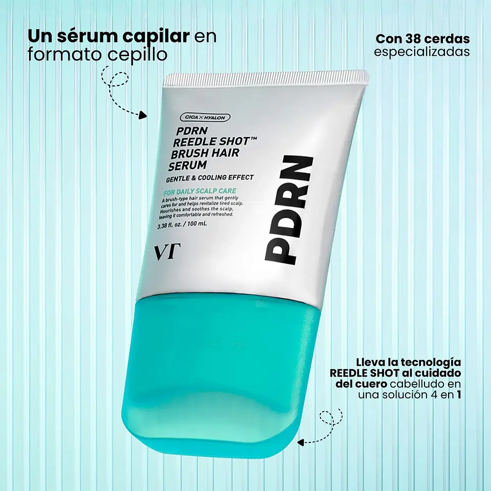 PDRN Reedle Shot Brush Hair Serum 100ML 3