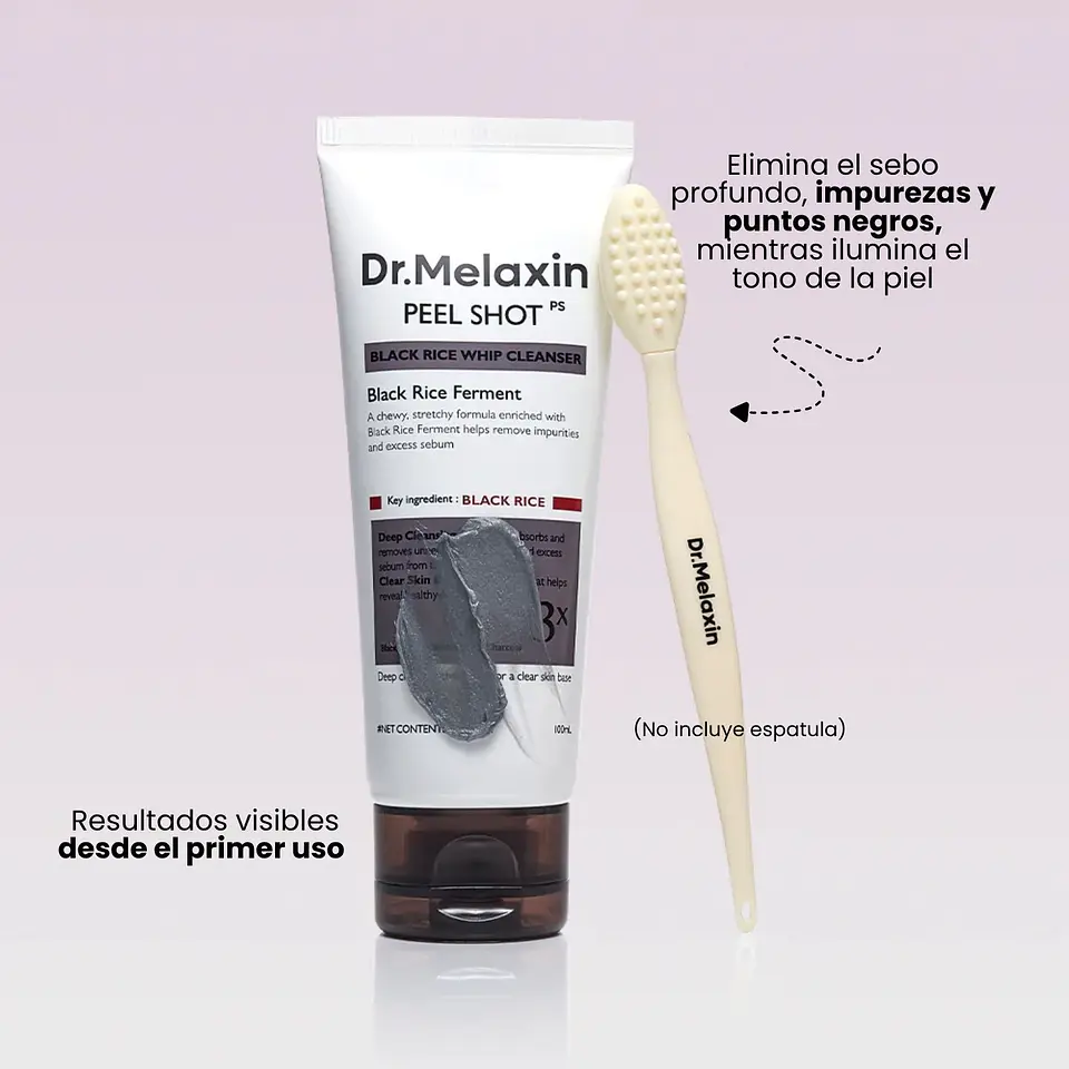 Peel Shot Black Rice Whip Cleanser 100ml 3