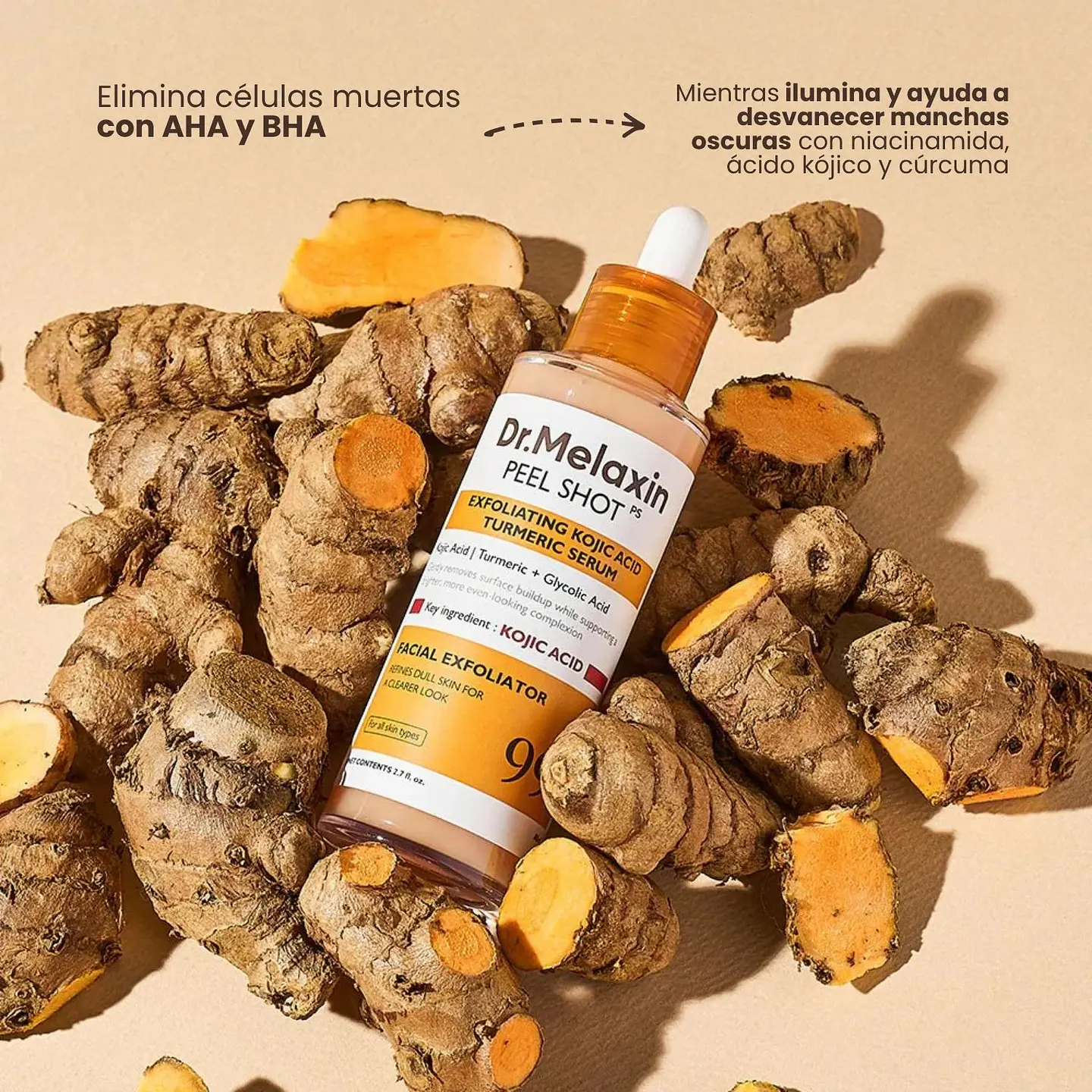 Peel Shot Exfoliating Kojic Acid Turmeric Serum 80ml 4