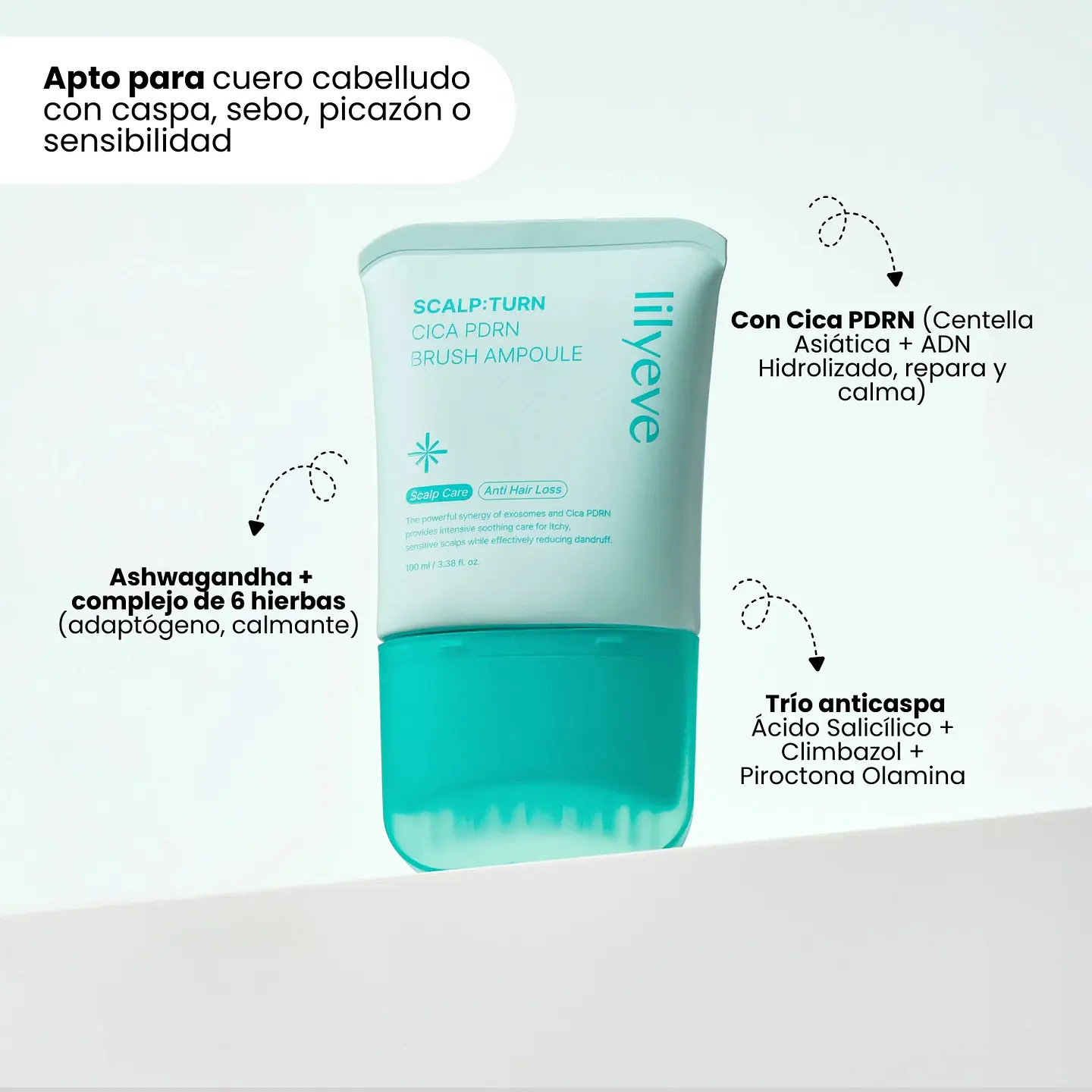 Cica PDRN Brush Ampoule 100ml 4