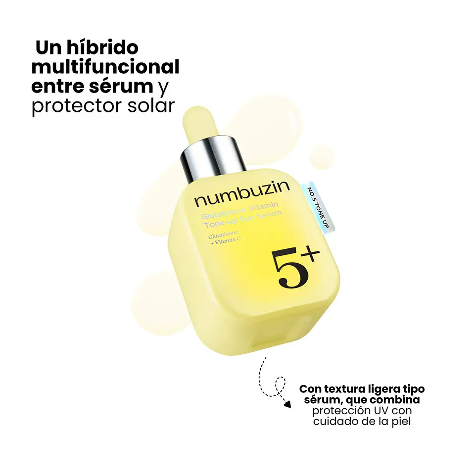 No.5 Glutathione Vitamin Tone-up Sun Serum 2