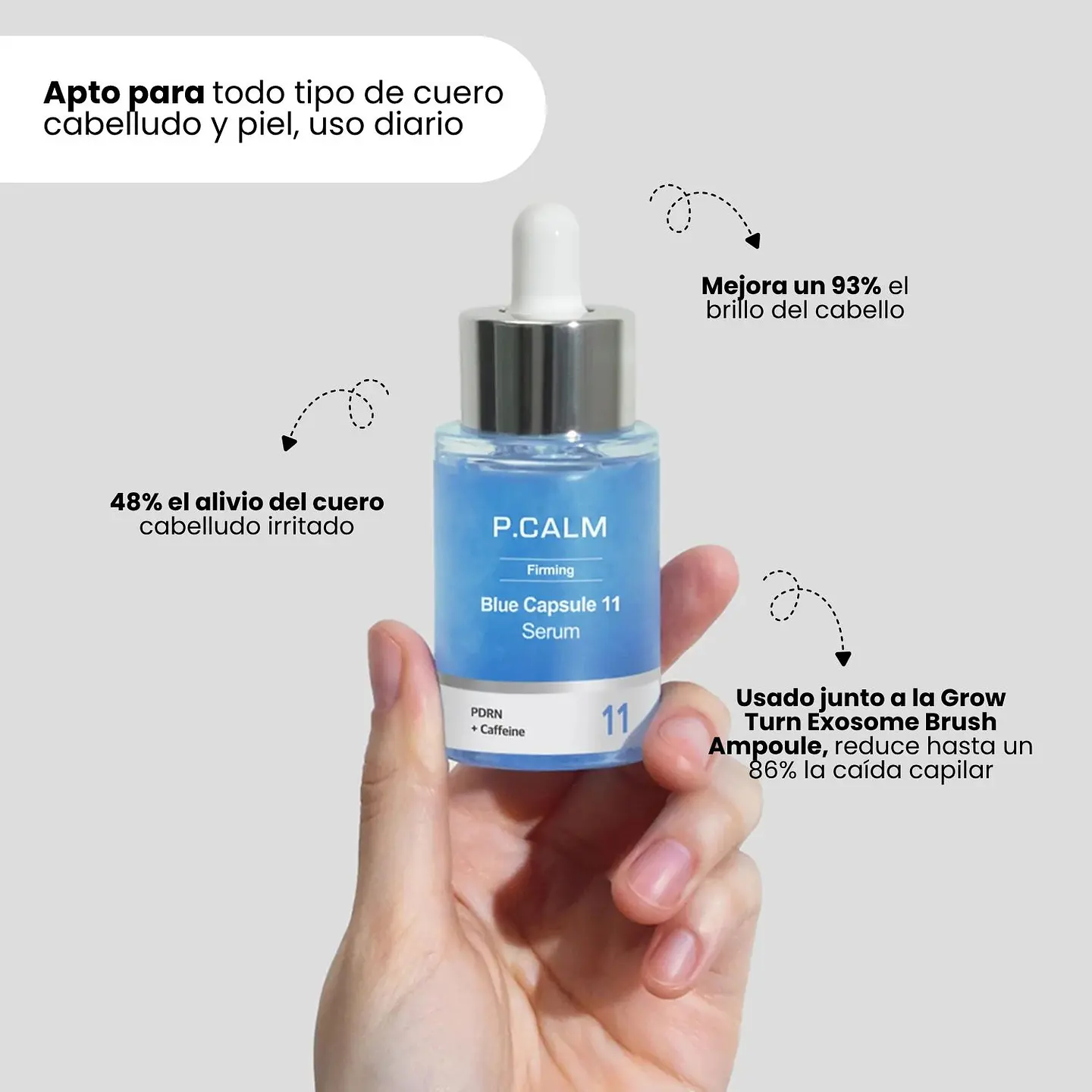 PDRN Caffeine Blue Capsule 11 Serum 30ml 4