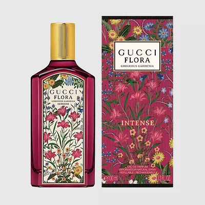GUCCI FLORA GORGEOUS GARDENIA INTENSE 100ML TESTER caja blanca