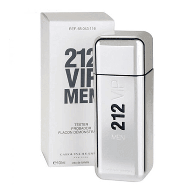 Tester Carolina Herrera 212 Vip Men EDT 100ml Hombre
