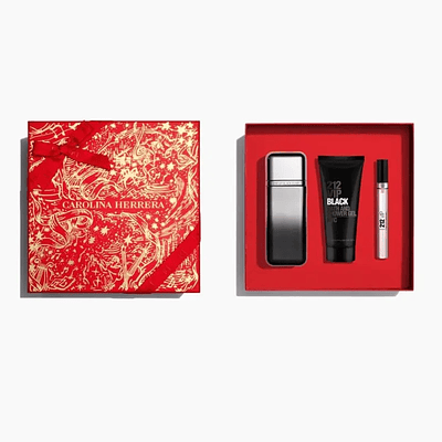 Perfume Carolina Herrera 212 Vip Black Elixir Set para Hombre