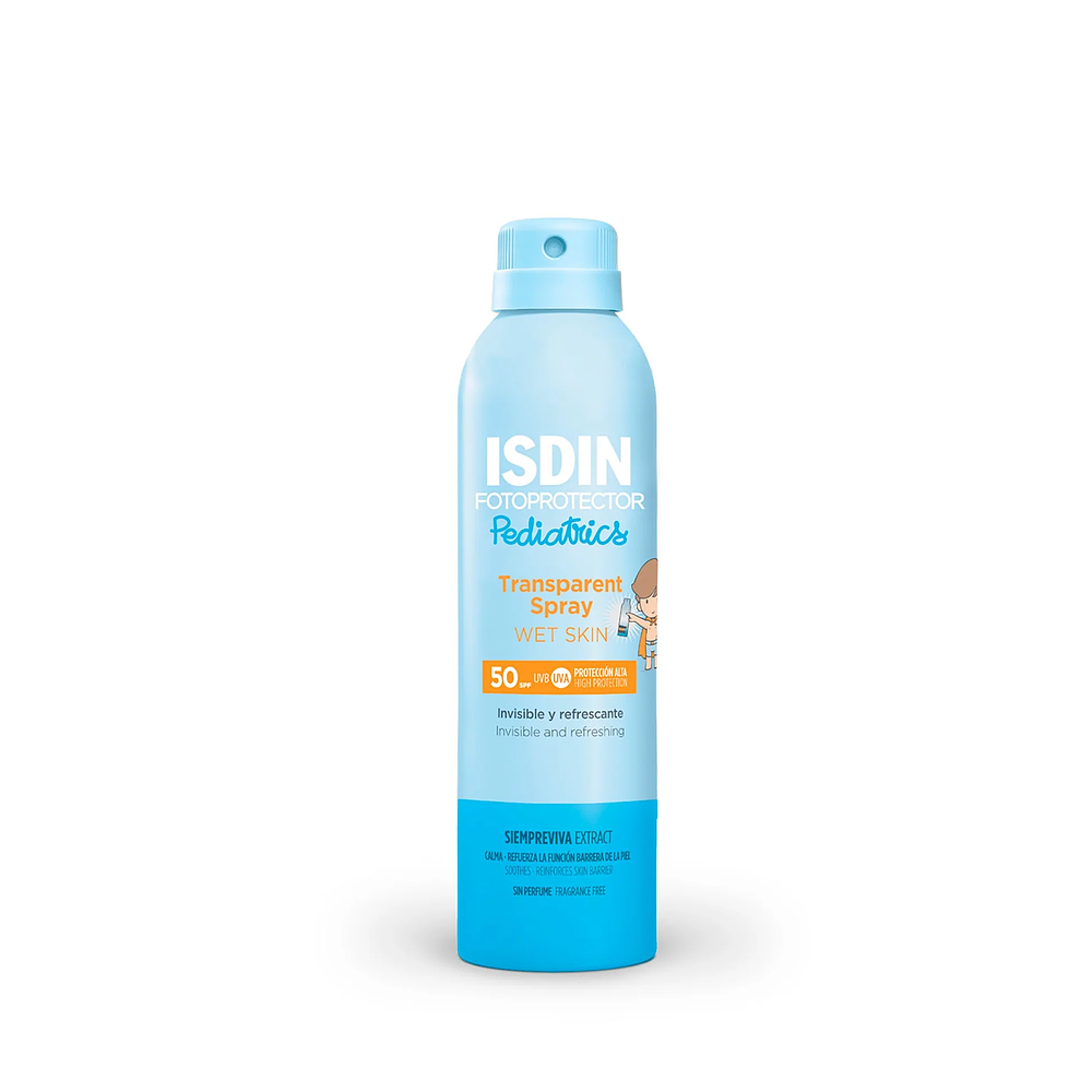 Isdin Fotoprotector Transparent Spray Wet Skin Pediatrics SPF 50 250ml