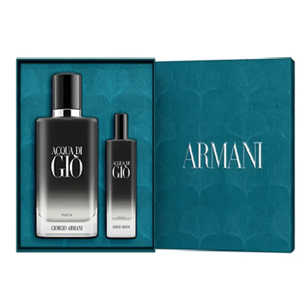Set Giorgio Armani Acqua Di Gio Parfum 100 ml + 15Ml Hombre