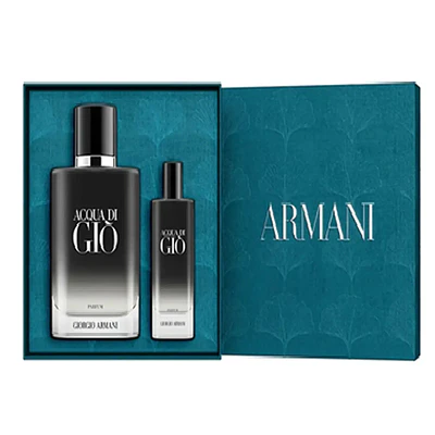 Set Giorgio Armani Acqua Di Gio Parfum 100 ml + 15Ml Hombre
