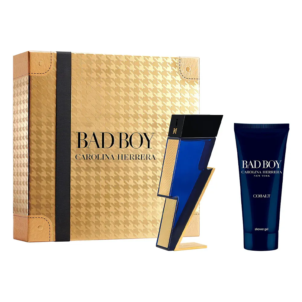 ESTUCHE PERFUME HOMBRE CAROLINA HERRERA BAD BOY COBALT ABSOLUTE EDP 100ML+GEL DE DUCHA 100ML