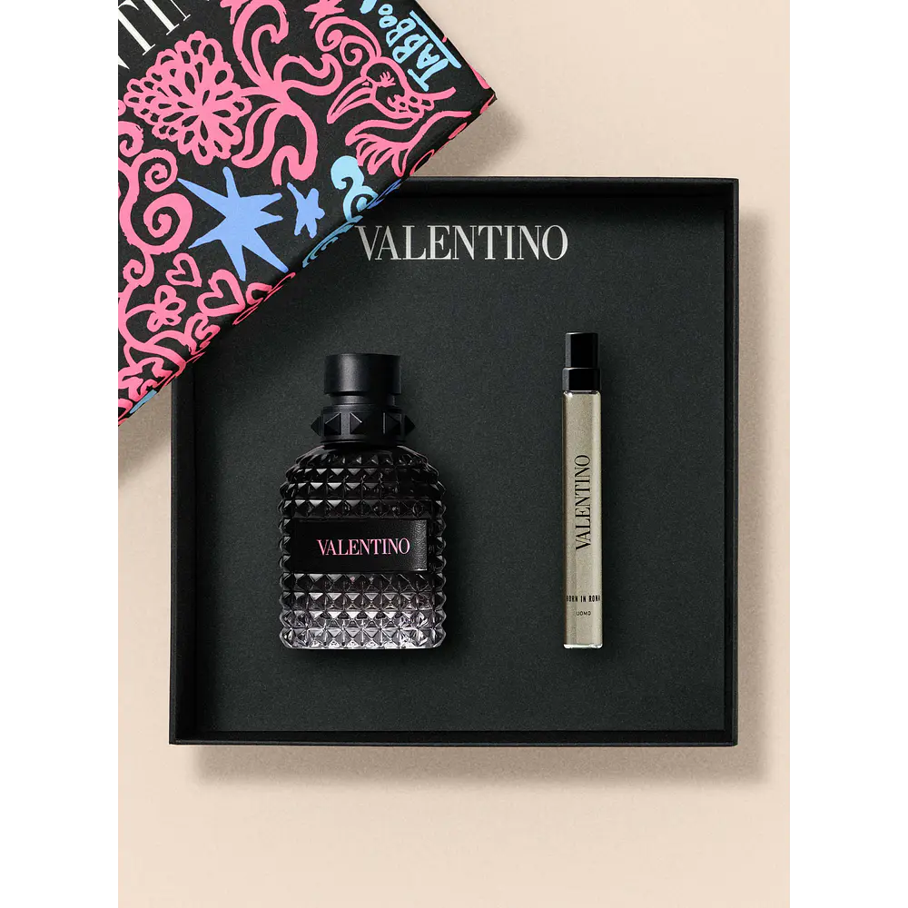Set Perfume Born in Roma Uomo EDT Hombre 50ml + 10ml Valentino