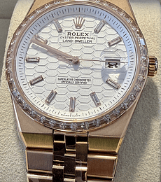 Rolex Land-Dweller 7135 BF rose gold Diamond mais caixa 2025