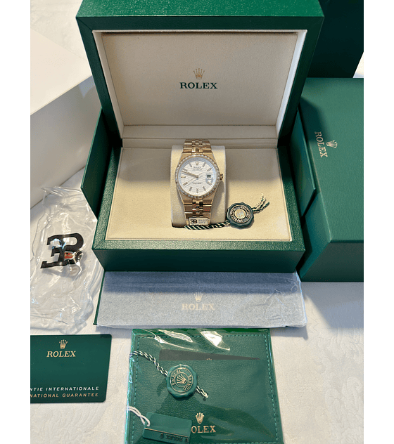 Rolex Land-Dweller 7135 BF rose gold Diamond mais caixa 2025
