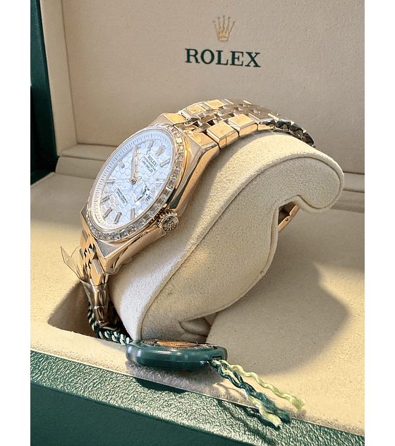 Rolex Land-Dweller 7135 BF rose gold Diamond mais caixa 2025