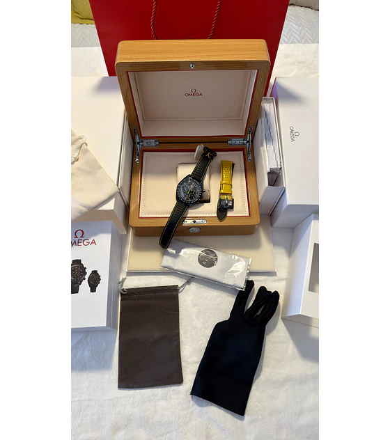 Relogio Omega Moonwatch Apollo 8 N1F mais extra strap N1F novo