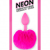 Plug Anal Bunny Tail NEON