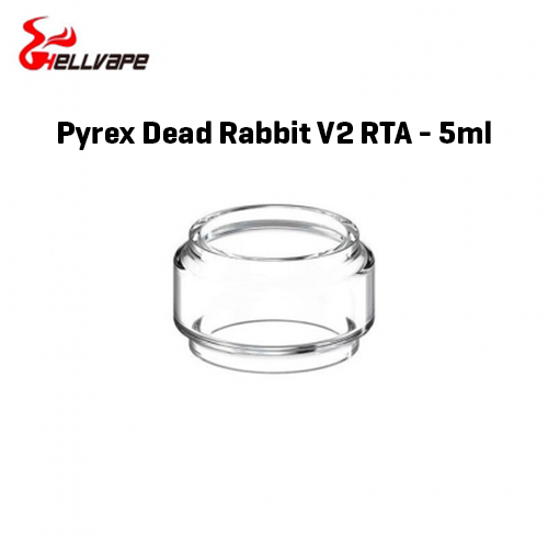 vidro Pyrex Dead Rabbit RTA V2 5ml
