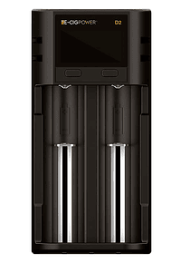 E-Cig Power - D2 Intelligent Charger USB- C LCD Li-on