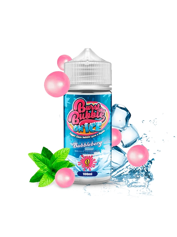 Eliquid Burst My Bubble On Ice Bubblegum 100ml